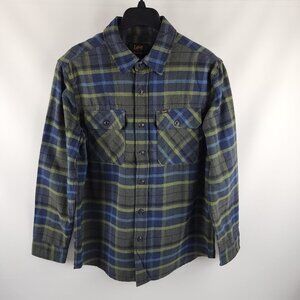 Lee Rosin Shirt Mens Medium Multi Plaid Reg Fit L/S Button Up NWT